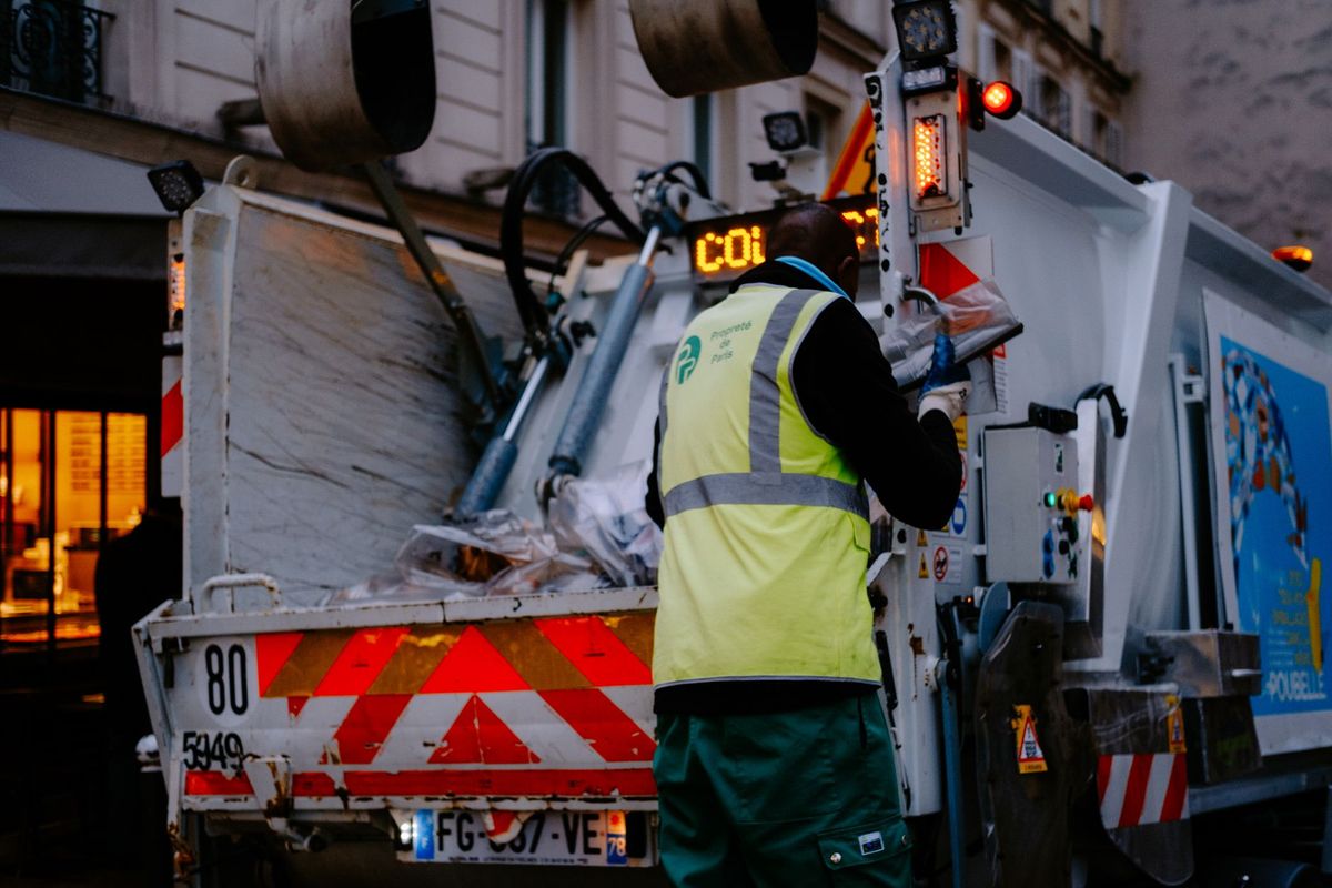 LayerUp Junk Removal crew loading unwanted items into a truck in Boise, ID