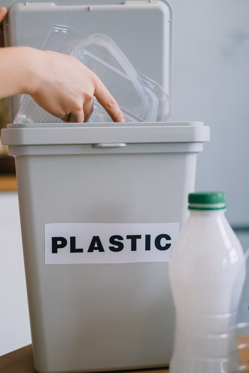 Sorted household items prepared for recycling and responsible disposal in Boise